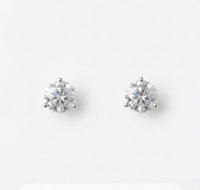 Gemma Moissanite Stud Earrings with GRA Certificate of Authenticity
