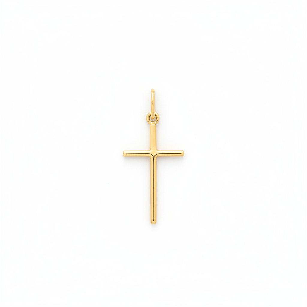 Croce cross pendant only white background
