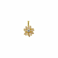 Rosa 18K Gold-Filled Nude Pink Flower Pendant by Amalfi Lane Australia — white background