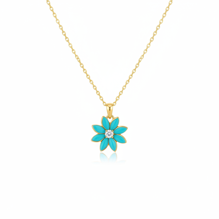 Laguna round centre crystal white background