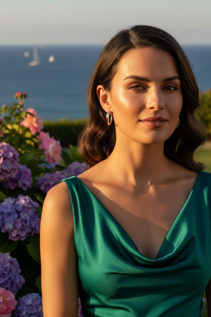 Laura 316L Stainless Steel Hoop Earrings