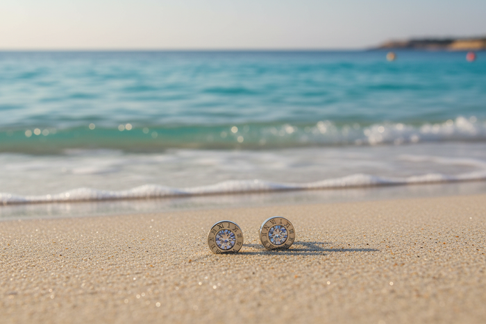 Lolita 316L Stainless Steel CZ Stud Earrings