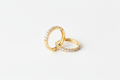 Nadia CZ hoop earrings white background exact layout