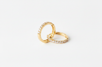 Nadia CZ hoop earrings white background exact layout