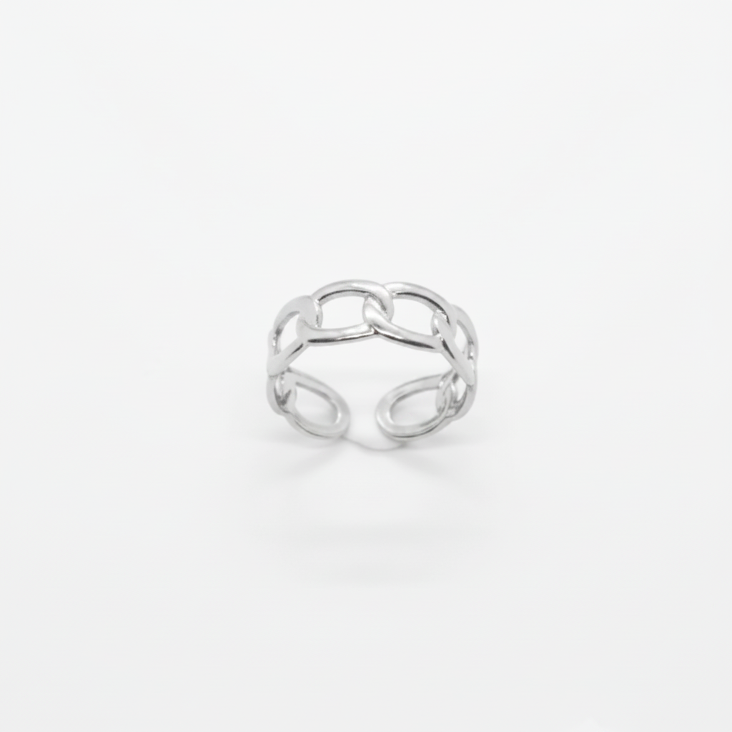 Olivia ring close up white background