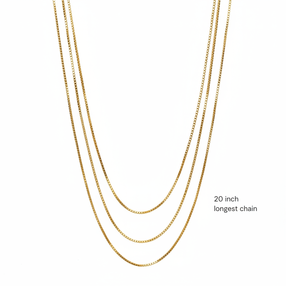 Ravella 20 inch longest chain label
