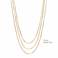 Ravella 20 inch longest chain label