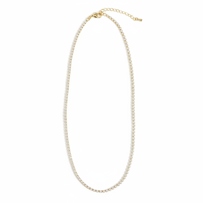 Stella 18K Gold-Filled Marquise Tennis Necklace